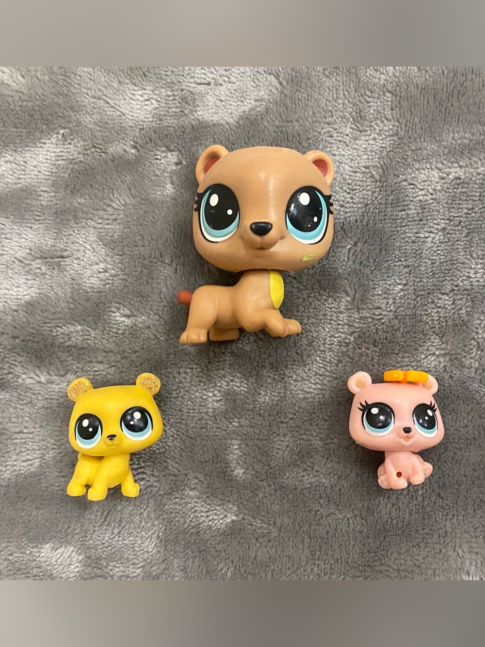 LPS Bear Cub Family #327 #328 #329